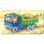 Puzzle animale muncitoare 9x2 piese